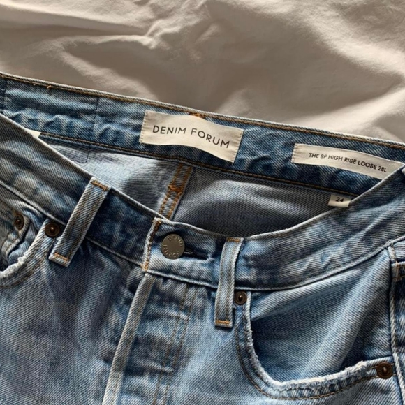 Aritzia Denim Forum The Boyfriend High Rise Loose Jeans 28L - Picture 5 of 8